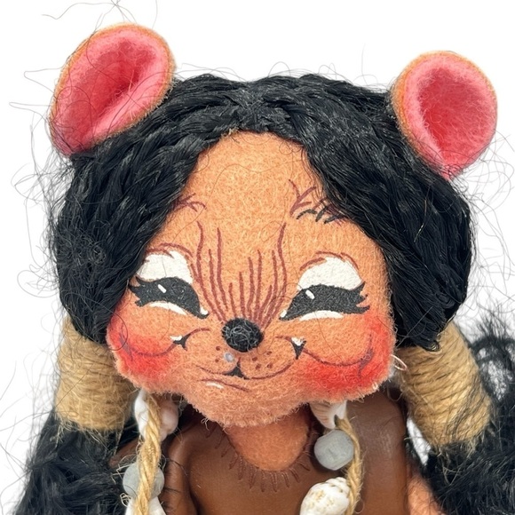 NWOT ANNALEE Native American Indian 6" Girl Mouse Basket of Berries 2006 - Picture 2 of 16